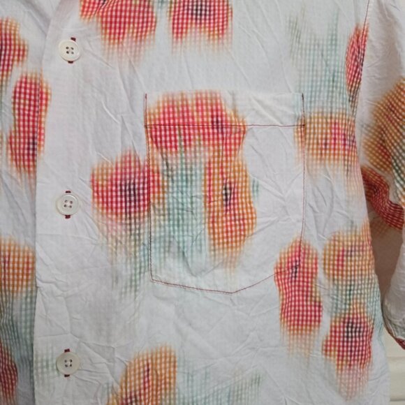 KENZO Men's Coquelicot Printed Hawaiian Shirt - Picture 4 of 9